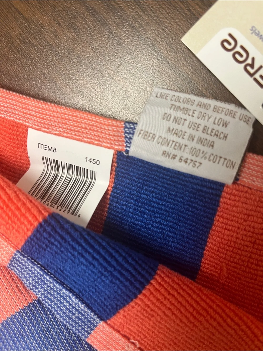 Sand Free New Fouta Pawleys Island Striped Beach Towel, new with tags
